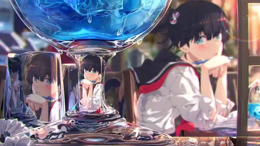 4k少女壁纸-jk - 折射-jk少女「哲风壁纸」