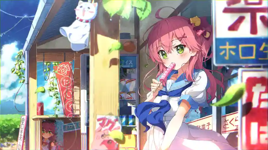 4k动漫壁纸-jk - 少女-街道「哲风壁纸」