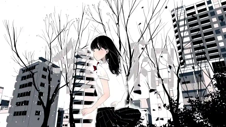4k少女壁纸-jk - 意境-jk少女「哲风壁纸」