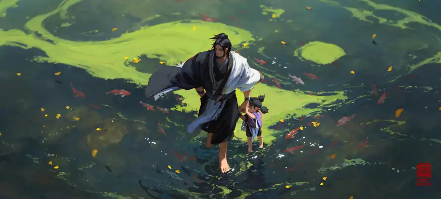 2k侠客壁纸-古风 - 孩童-玄幻「哲风壁纸」