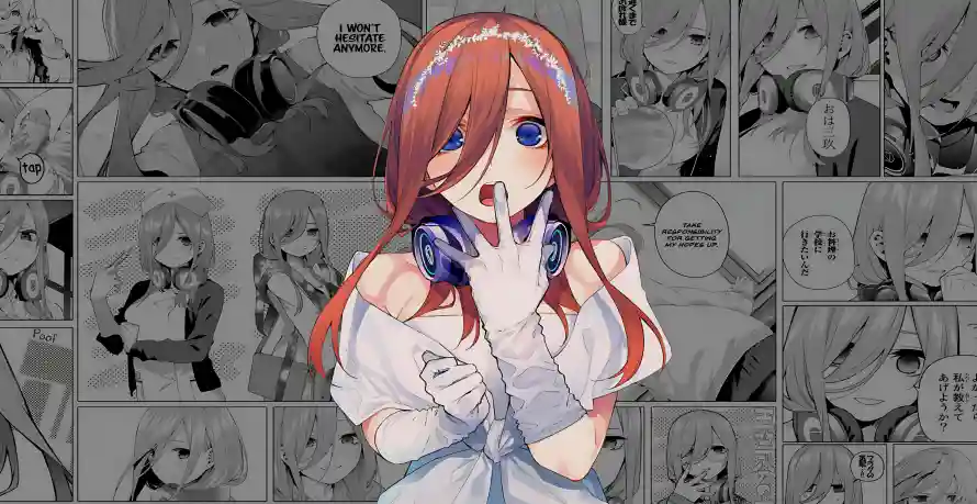 4k二次元壁纸-动漫人物 - 漫画分镜-红发女孩「哲风壁纸」