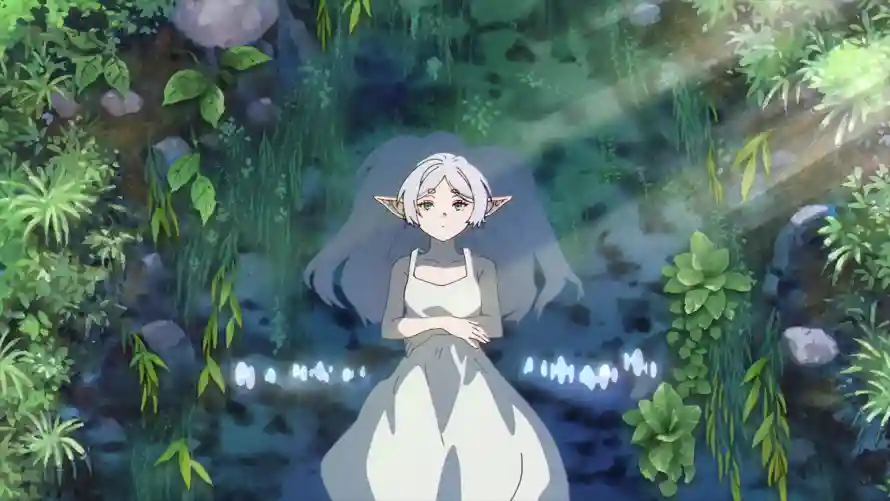 2k森林壁纸-芙莉莲 - 动漫角色-精灵少女「哲风壁纸」