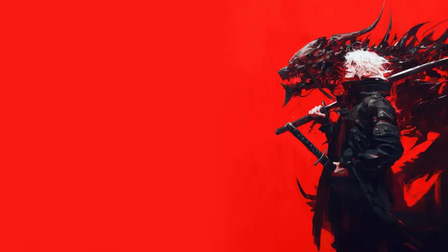 8kAI壁纸-动漫 - 武士-二次元「哲风壁纸」