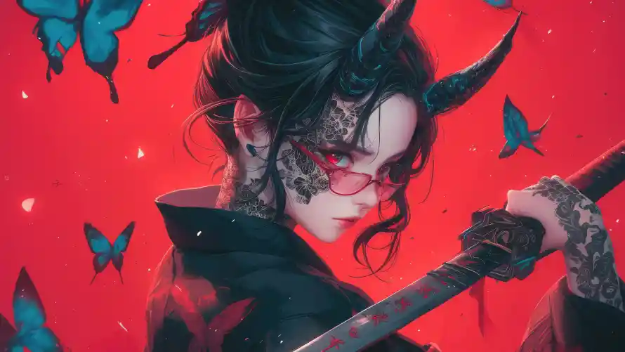 4kAI壁纸-动漫 - 少女-二次元「哲风壁纸」