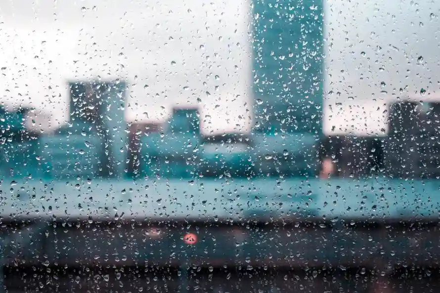 4k下雨壁纸-雨 - 城市-朦胧「哲风壁纸」