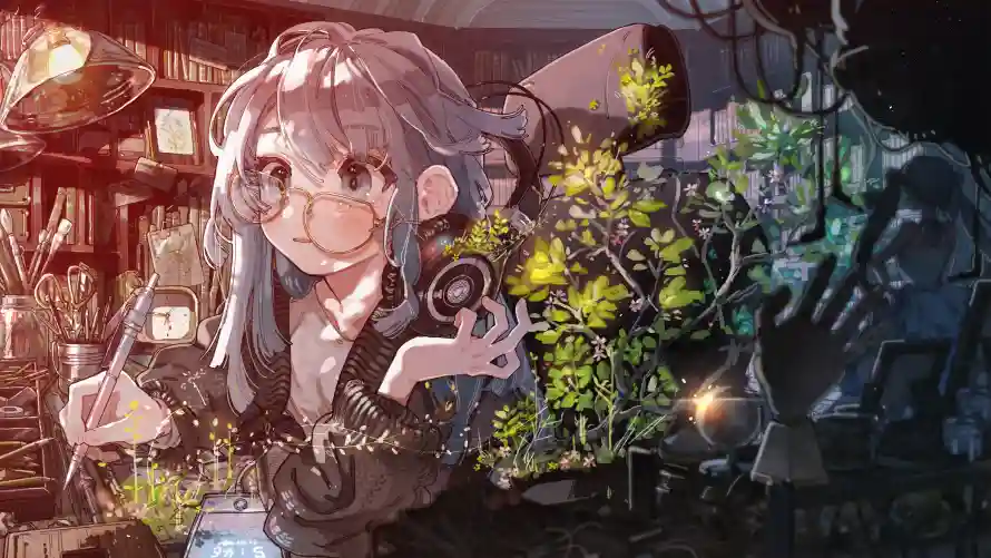 6k动漫壁纸-少女 - 科技-二次元「哲风壁纸」
