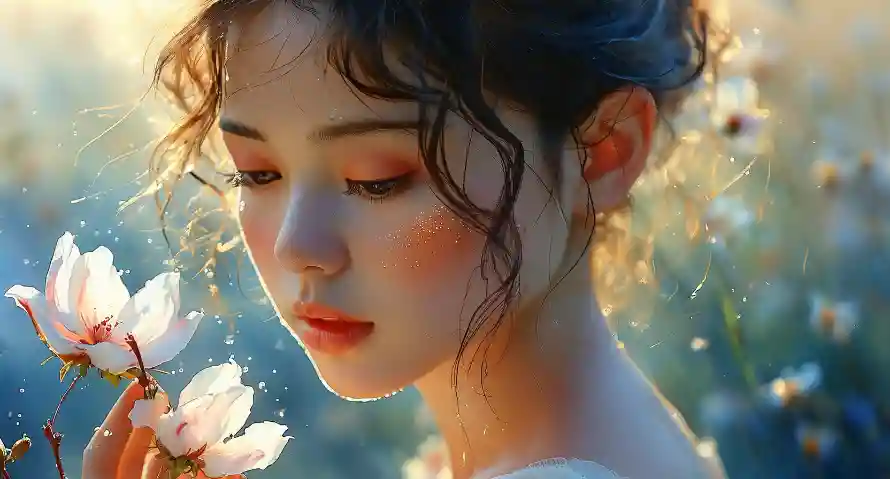 2k可爱壁纸-唯美 - 清纯-美女「哲风壁纸」