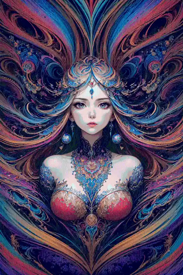 4k人物壁纸 - 奇幻 - 绚丽 - 美女「哲风壁纸」