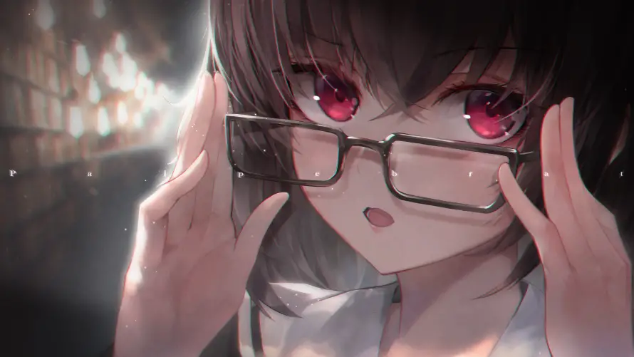 6k动漫壁纸-二次元 - 红瞳少女-二次元少女「哲风壁纸」
