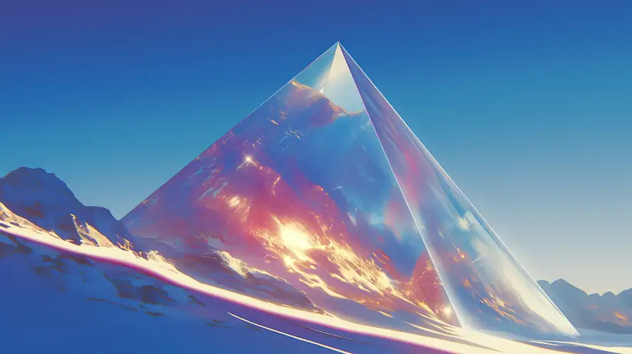 6kAI壁纸-雪山 - 二次元-AI生成「哲风壁纸」