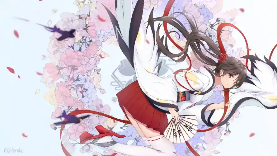 3k美女壁纸-二次元 - 传统服饰-和风少女「哲风壁纸」