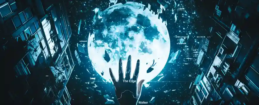 5k场景壁纸-夜景 - 月亮-破碎「哲风壁纸」