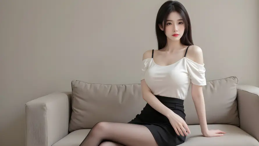 4k极品壁纸-纯欲 - 美女-室内写真「哲风壁纸」