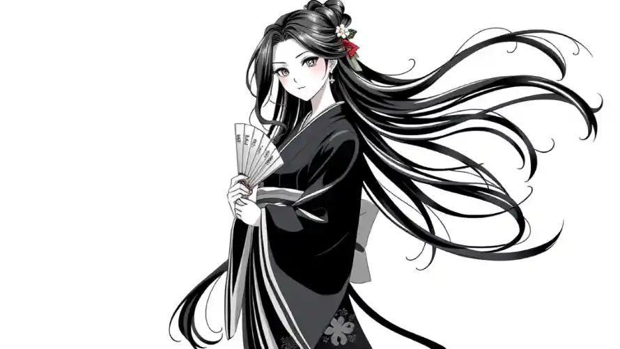 2kAI壁纸-黑白风 - Ai插画-古风元素「哲风壁纸」