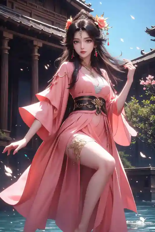 去年今日此门中，人面桃花相映红 - 壁纸图片1