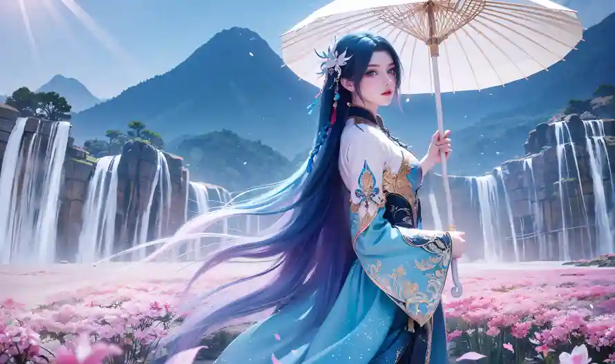 6k油纸伞壁纸-王秋儿 - AI绘图-古装美女「哲风壁纸」 6k油纸伞壁纸-王秋儿 - AI绘图-古装美女「哲风壁纸」