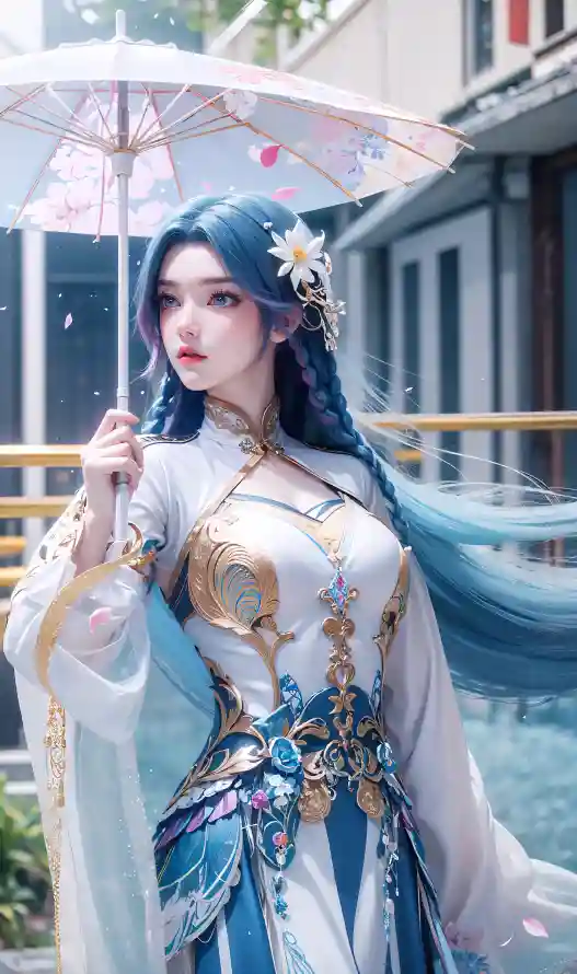 4k王秋儿壁纸 - AI绘图 - 古风场景 - 国风服饰「哲风壁纸」