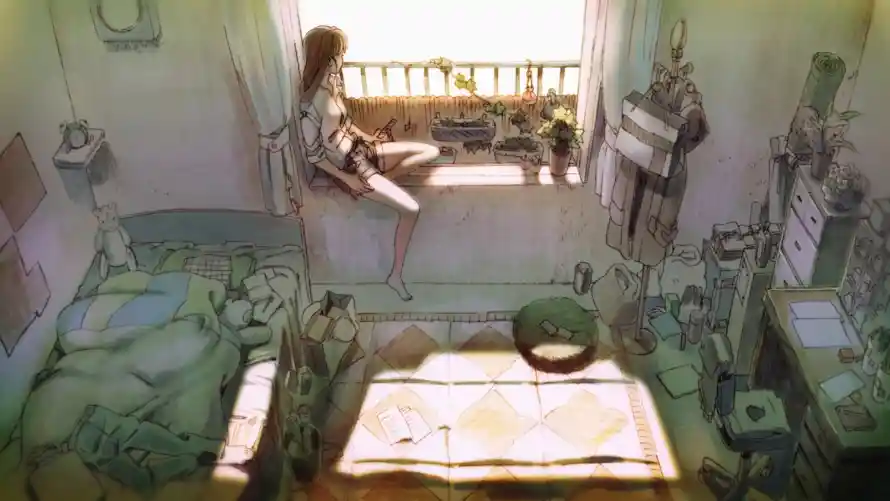 2k女孩壁纸-二次元 - 室内插画-少女插画「哲风壁纸」