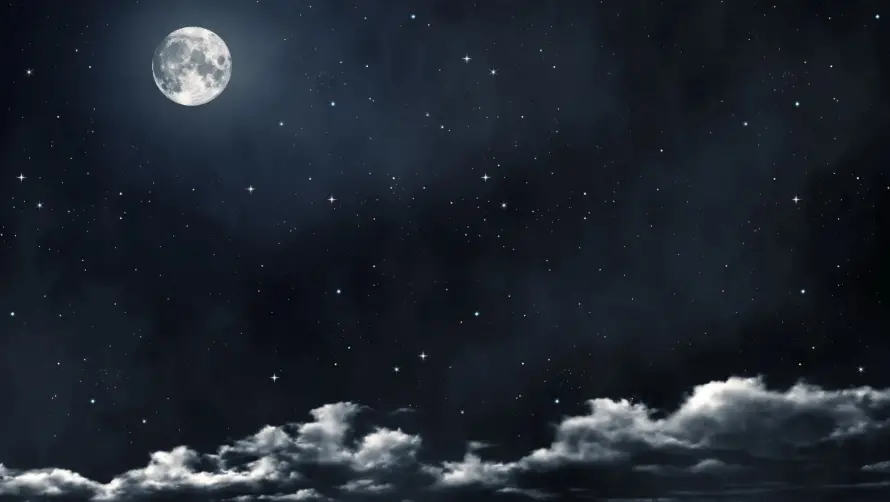 2k云朵壁纸-夜景 - 夜空-星夜「哲风壁纸」