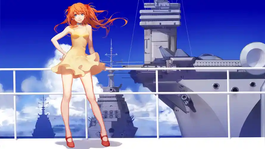 2k军舰壁纸-动漫 - 甲板-eva「哲风壁纸」