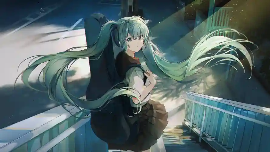 2k初音壁纸-二次元 - 初音未来-动漫角色「哲风壁纸」