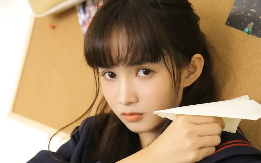 2k写真壁纸-美女 - 校园风-少女写真「哲风壁纸」