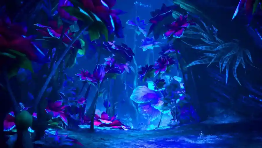 2k场景壁纸-二次元 - 奇幻森林-植物背景「哲风壁纸」