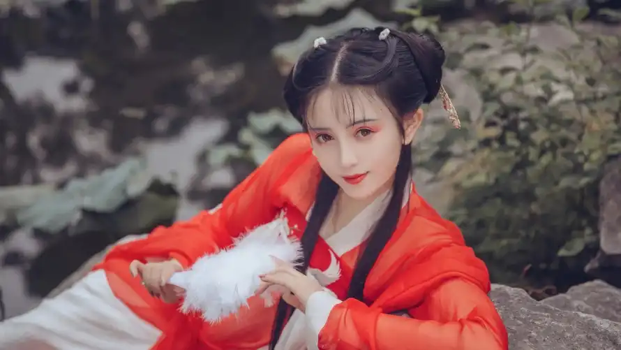 2k古风壁纸-美女 - 古典佳人-古风摄影「哲风壁纸」