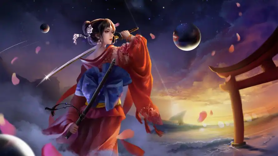 2k插画壁纸-艺术 - 幻想艺术-日式插画「哲风壁纸」