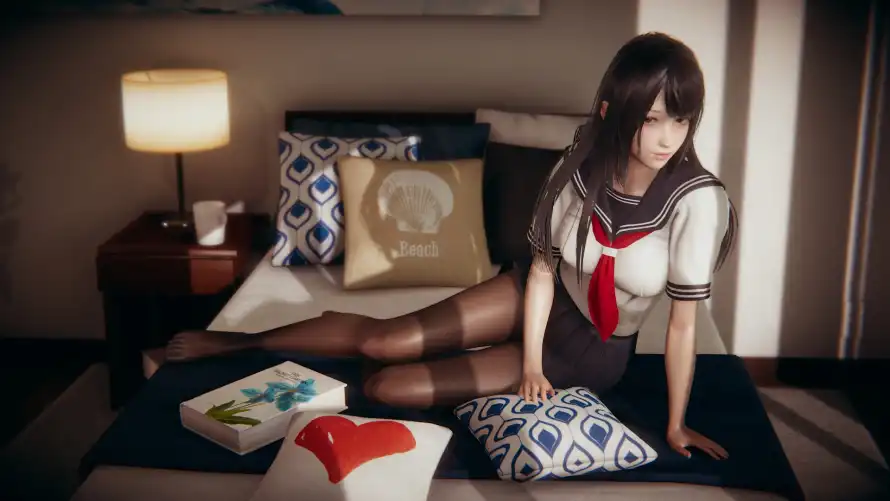 2k卧室壁纸-场景 - 女孩-少女「哲风壁纸」