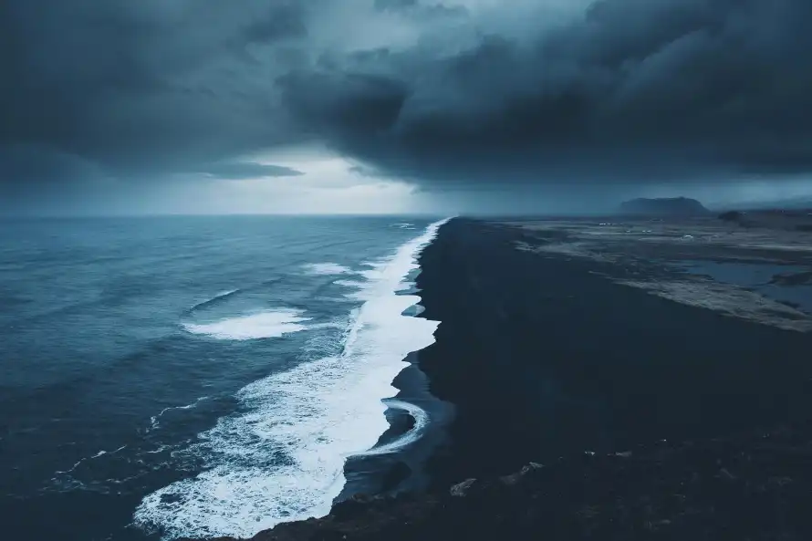 4k海浪壁纸-风景 - 惊涛骇浪-暗黑海景「哲风壁纸」