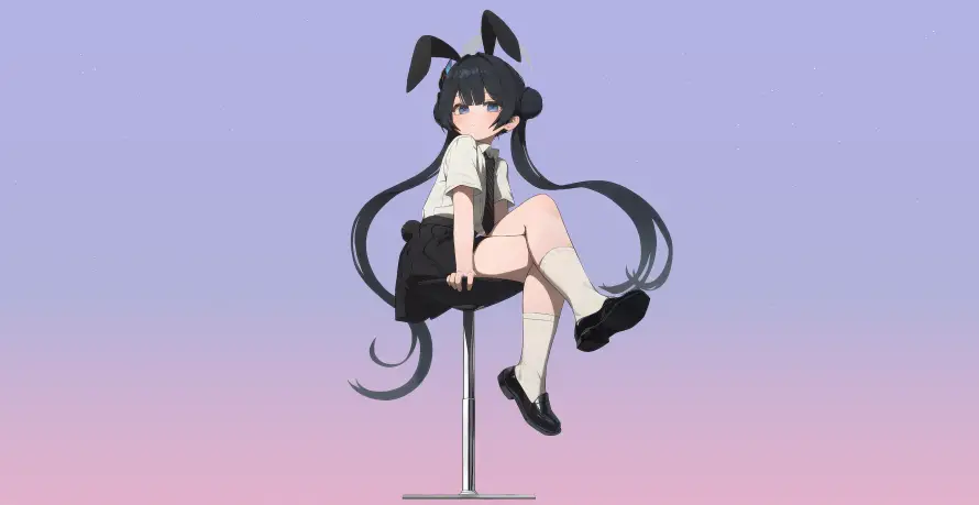 4k少女壁纸-二次元 - 动漫少女-校服少女「哲风壁纸」