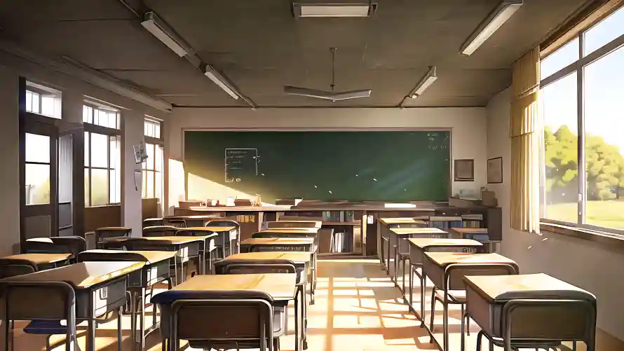 5k安静壁纸-教室风 - 安静氛围-教室场景「哲风壁纸」