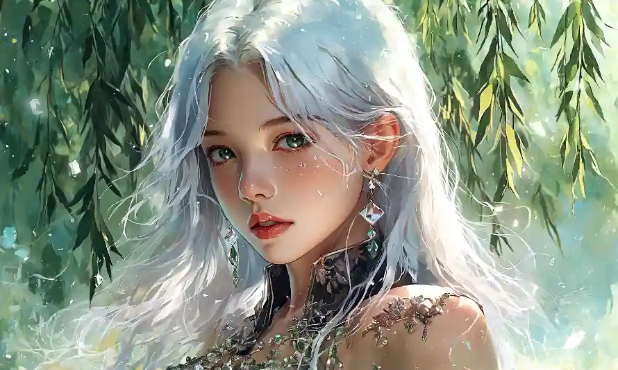 2k动漫壁纸-古风 - 油画-美丽「哲风壁纸」