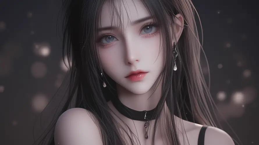 4k古风壁纸-美女 - 古风美女-星空背景「哲风壁纸」