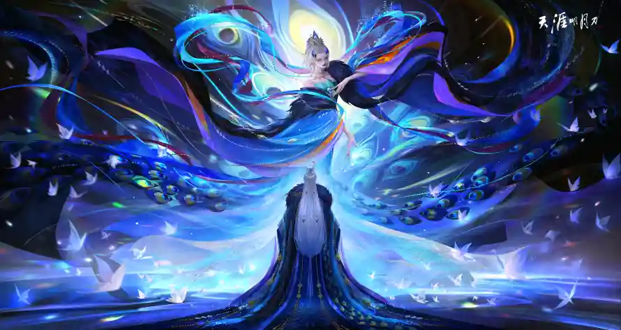 6k凤凰壁纸-场景 - 奇幻-孔雀「哲风壁纸」