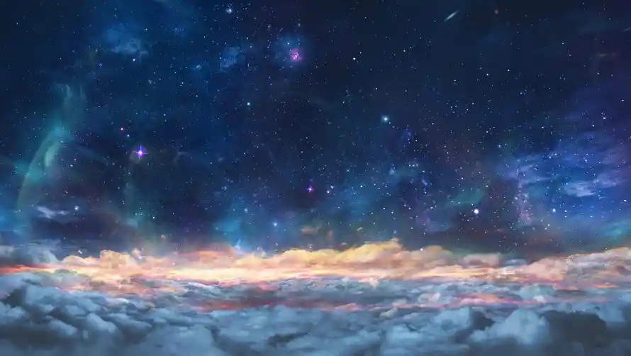 2k云海壁纸-云端 - 夜空-宇宙「哲风壁纸」