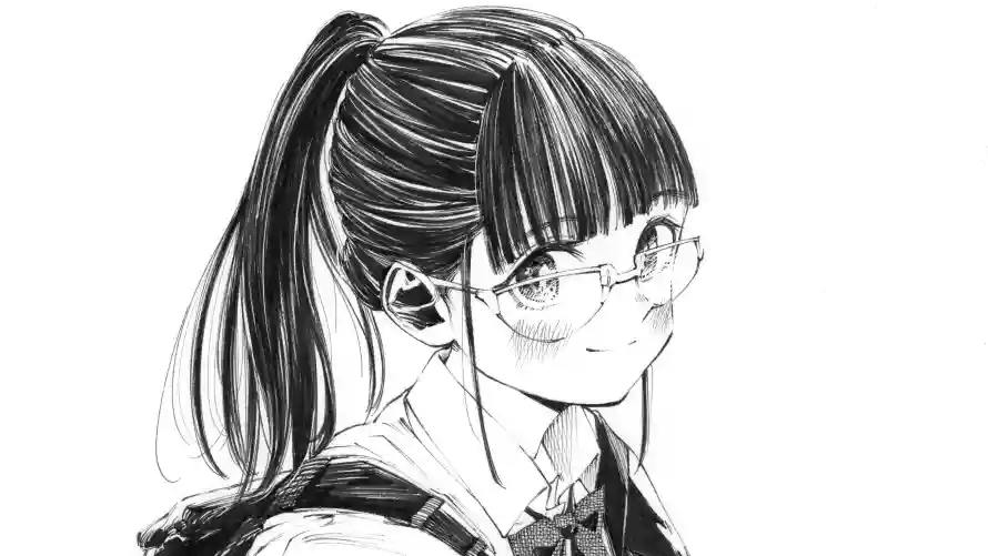 4k少女壁纸-jk - 校园风-眼镜娘「哲风壁纸」