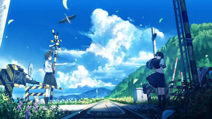 4k少女壁纸-jk - jk少女-动漫背景「哲风壁纸」