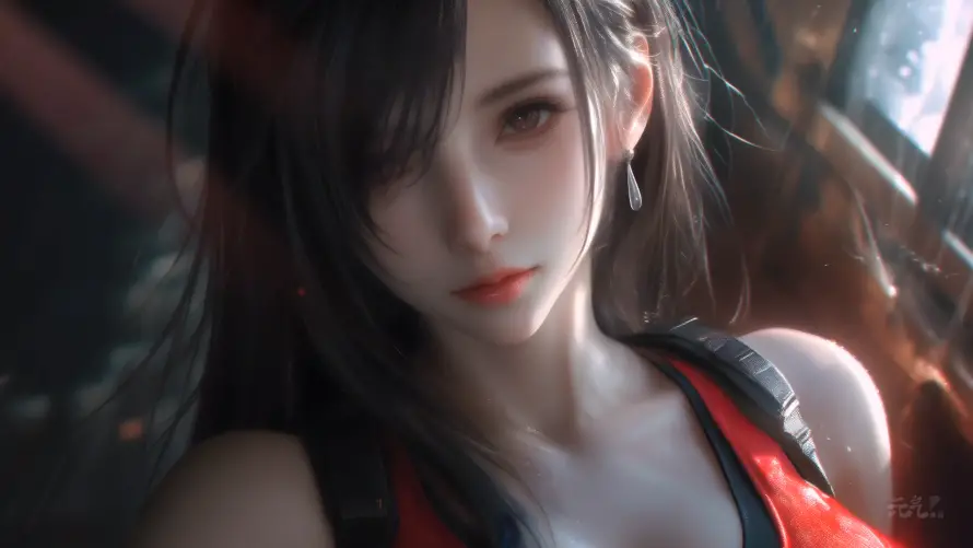 4k蒂法壁纸-FF7 - 最终幻想-游戏角色「哲风壁纸」