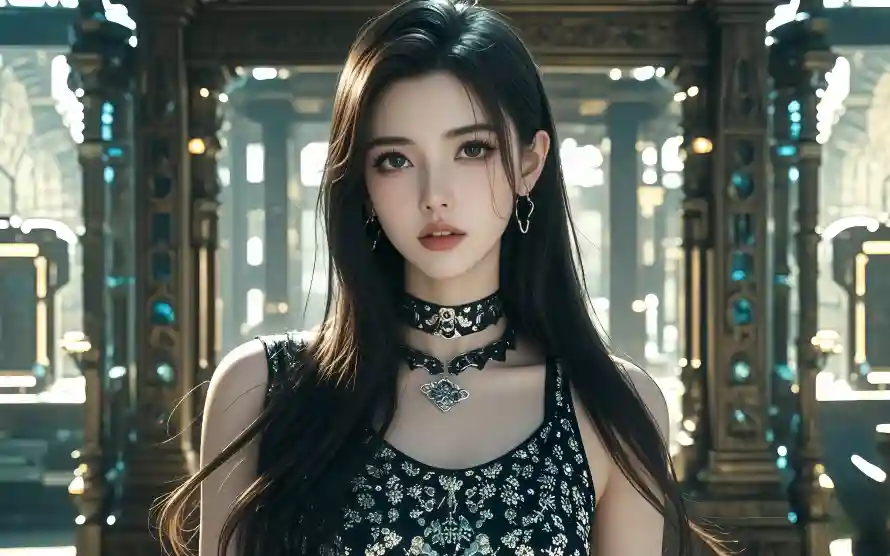 3k优雅壁纸-美女 - 中式场景-优雅美女「哲风壁纸」