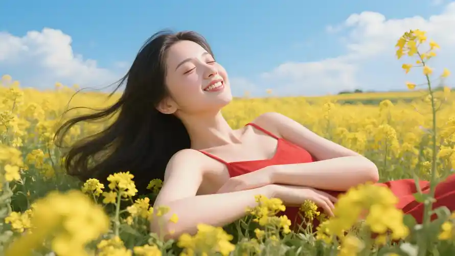 4k吊带壁纸-少女 - 户外-清新「哲风壁纸」