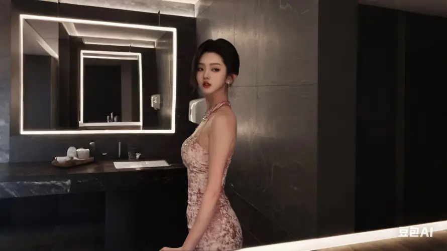 2k李柯以壁纸-短剧女主 - 室内设计美学-时尚写真背景「哲风壁纸」