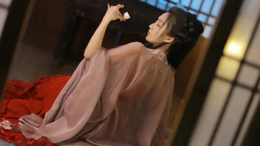 2k汉服壁纸-美女 - 艺术-东方美学「哲风壁纸」