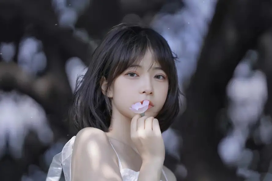 3k夏至壁纸-美女 - 夏日户外-夏至美女「哲风壁纸」
