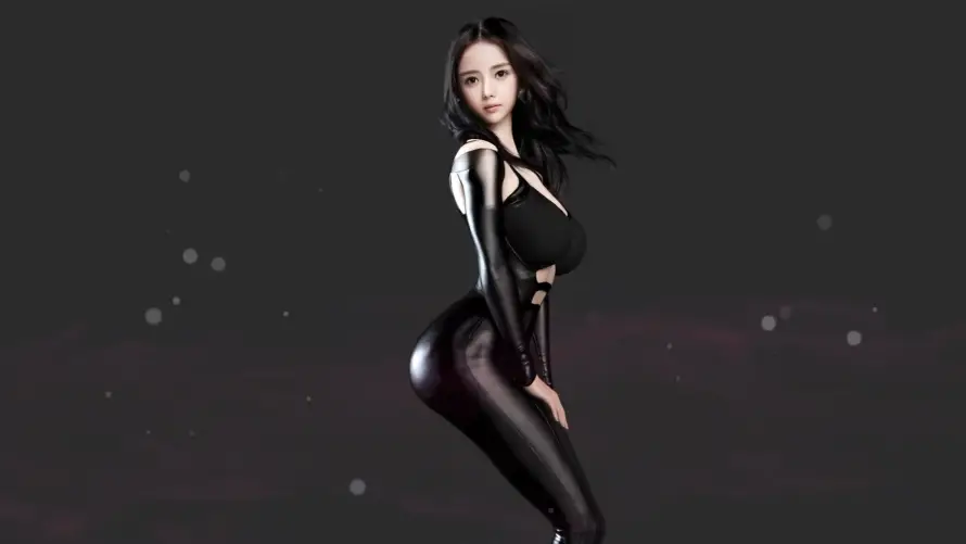 2k性感壁纸-美女 - 紧身衣-个性写真「哲风壁纸」