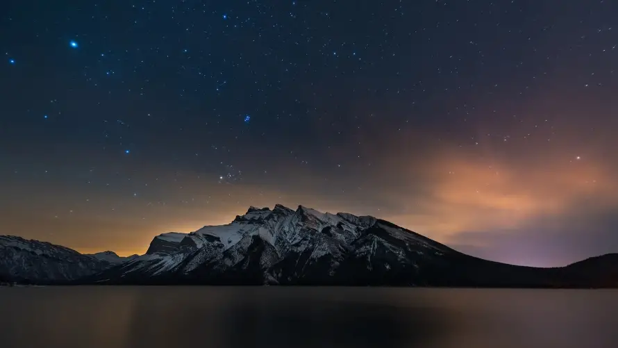 2k夜空壁纸-山顶 - 星星-星空「哲风壁纸」