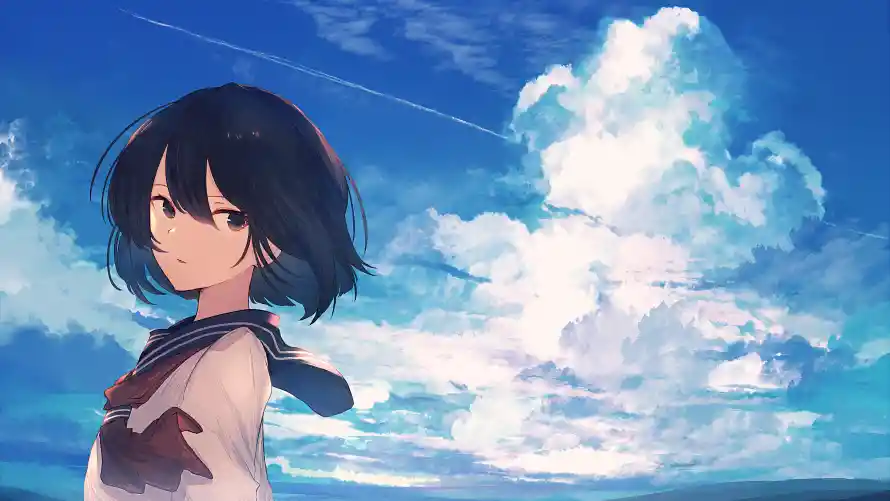 4k少女壁纸-jk - jk少女-动漫插画「哲风壁纸」