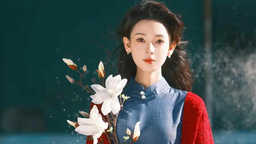 6k女神壁纸-美女 - 户外美女-清新女神「哲风壁纸」