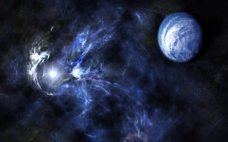 2k地球壁纸-宇宙 - 星云-深空「哲风壁纸」